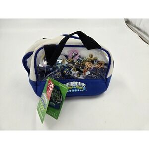 PowerA Skylanders Swap Force See-Thru Carrier Blue Figure Storage Bag Holds 10